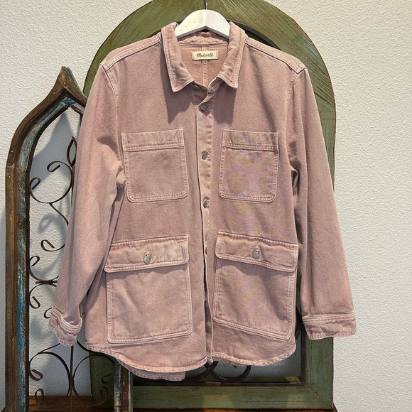 ☀️ MADEWELL Ashford Chore Jacket in Vintage Petal - Picture 2 of 10